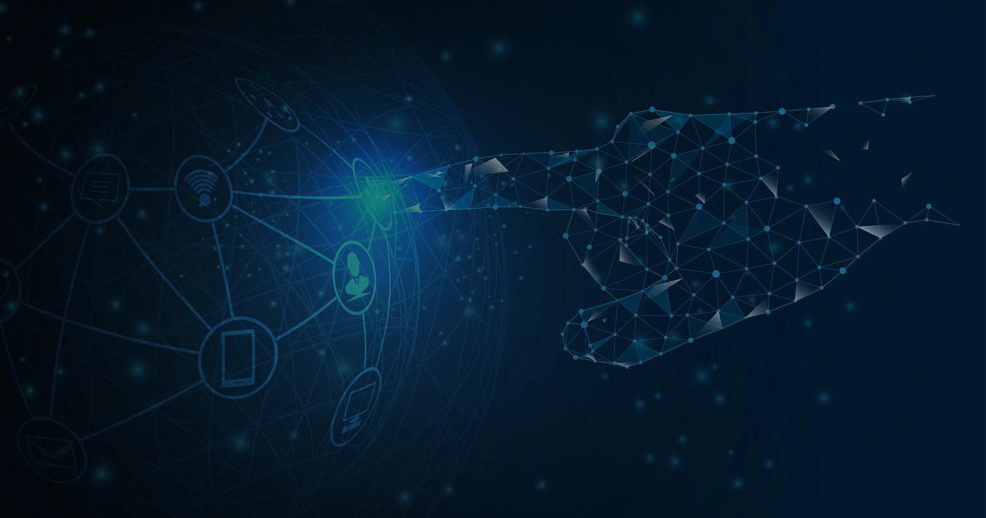 Grafica di sfondo della pagina contatti di Sarvexid